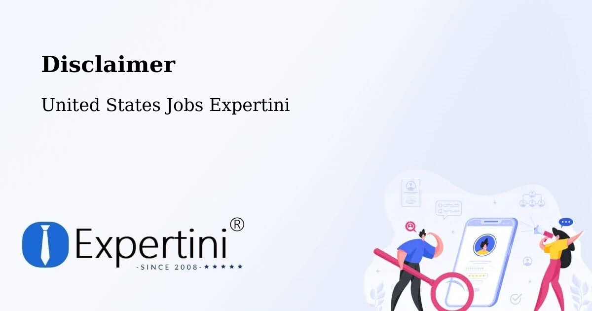 Disclaimer – Bozeman - United States Jobs Expertini