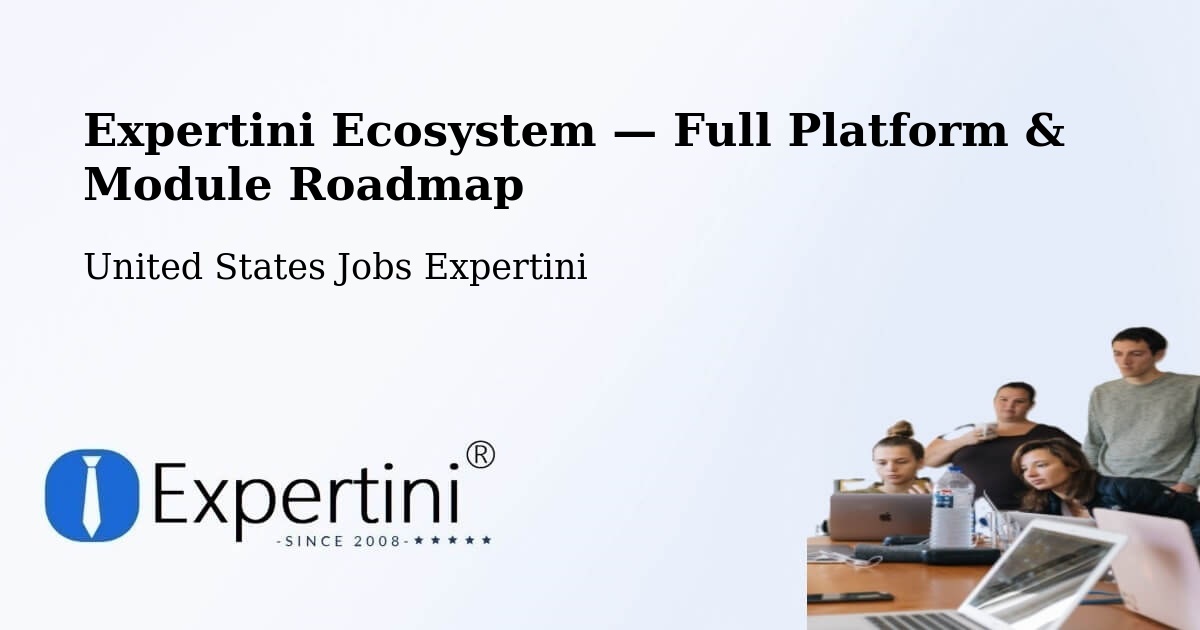 Expertini Ecosystem — Full Platform & Module Roadmap – Bozeman